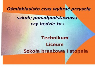 Spotkania klas ósmych z przedstawicielami szkół ponadpodstawowych